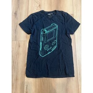 Game Boy Nintendo Graphic T-Shirt Black Size Small Retro Gaming 2016 Cotton